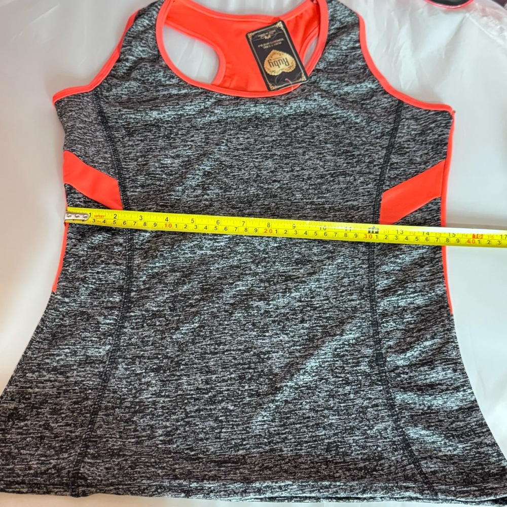 Ruby Rd. Gray and Pink Tank Top - Picture 11 of 12